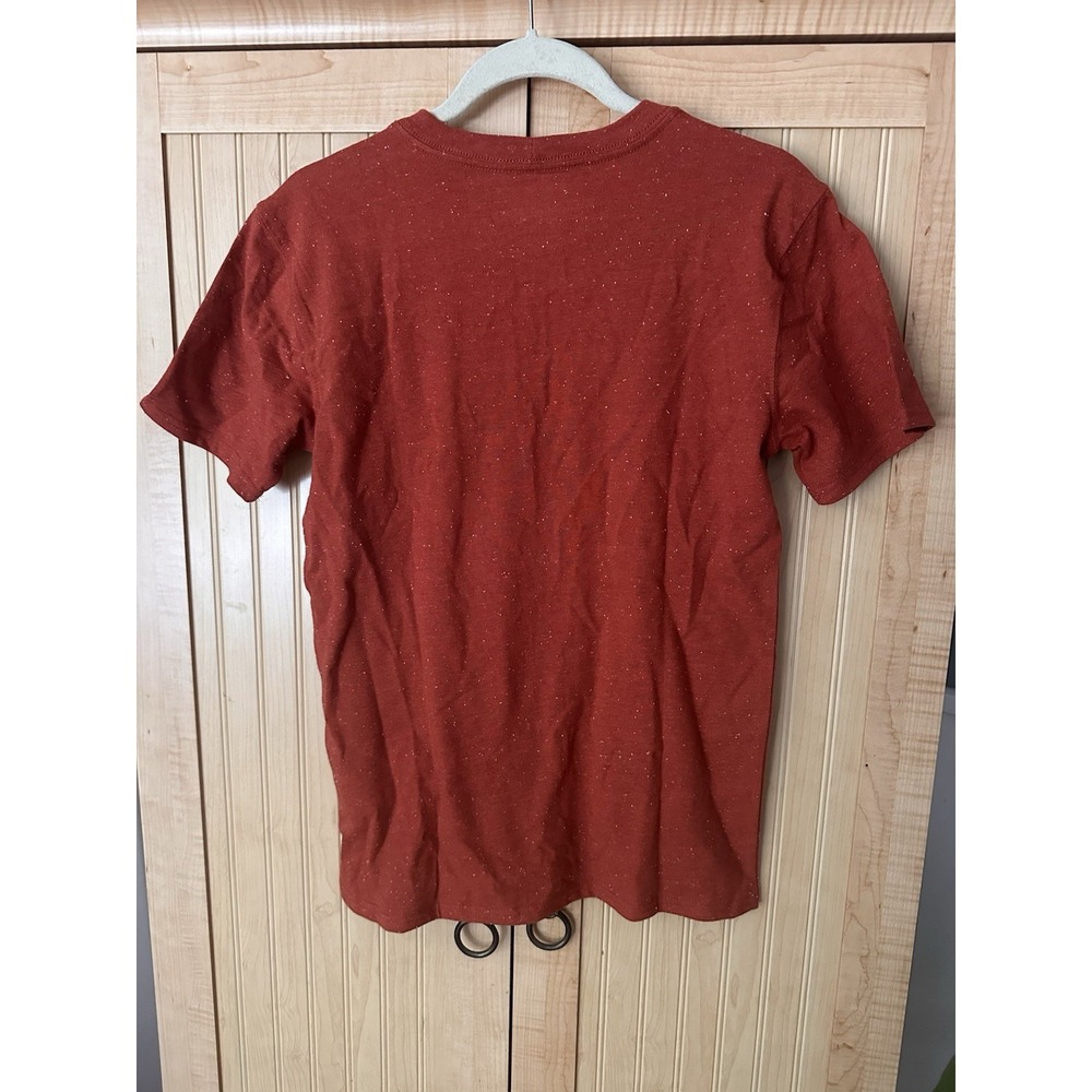 Carhartt Women's Loose Fit Heavyweight Short Sleeve Pocket T-Shirt Sz XS Orange - Picture 6 of 7
